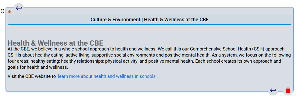 Content Fragment Example